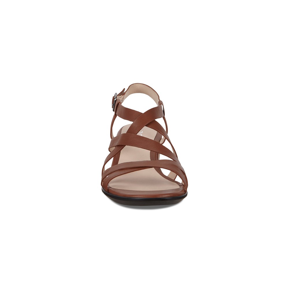 ECCO Womens Sandals Brown - Shape 35 Wedge - GXW-980463